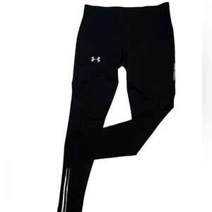 Under Armour Jet Black Compression Performance Leggings Sz L